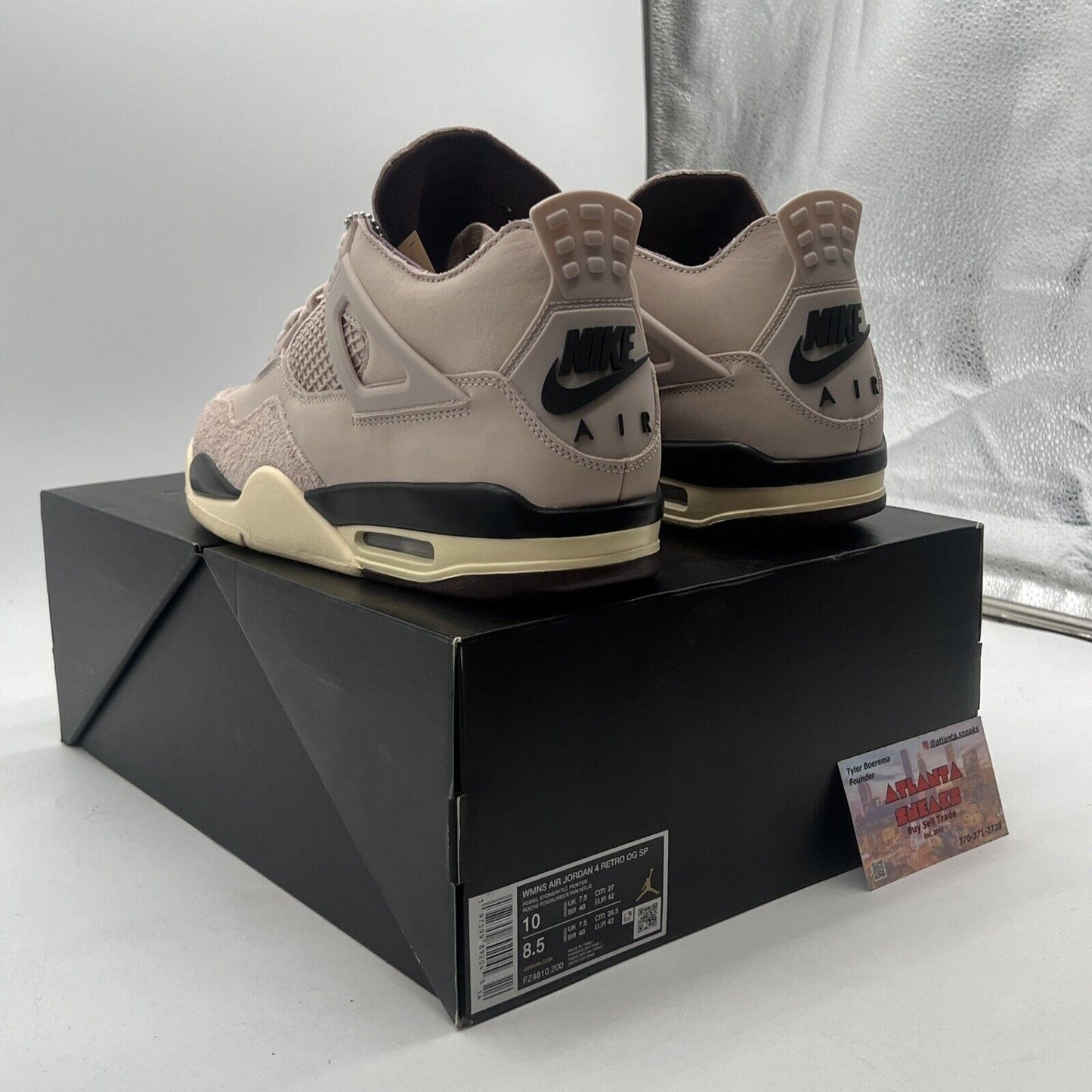 Size 10W - A Ma Maniére x Air Jordan 4 Retro While You Were Sleeping FZ4810-200