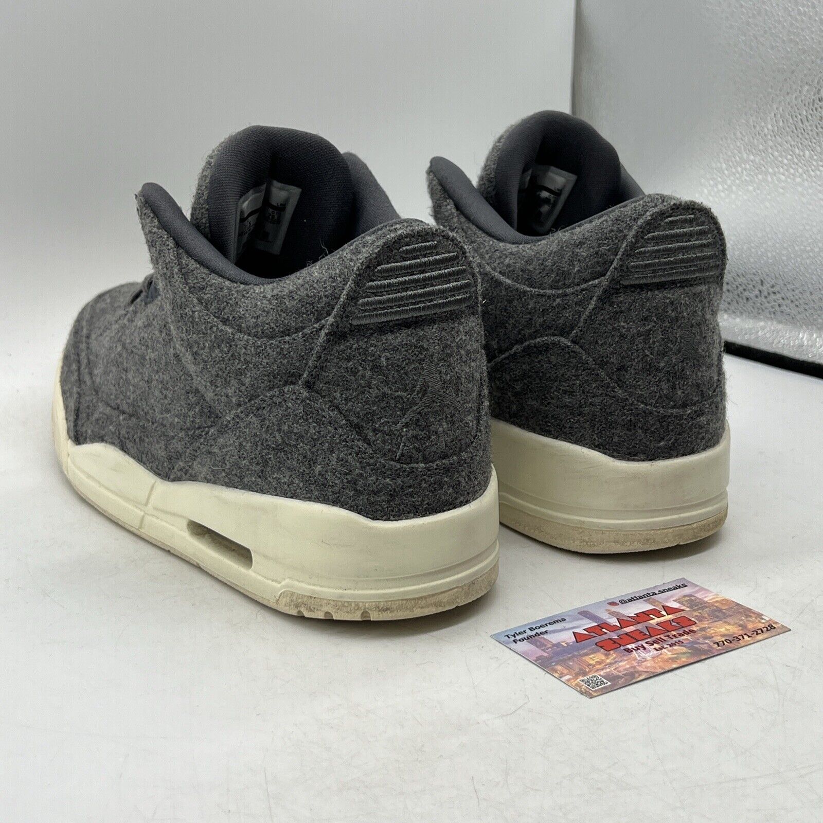 Size 11.5 - Air Jordan 3 Retro Wool White (854263-004)