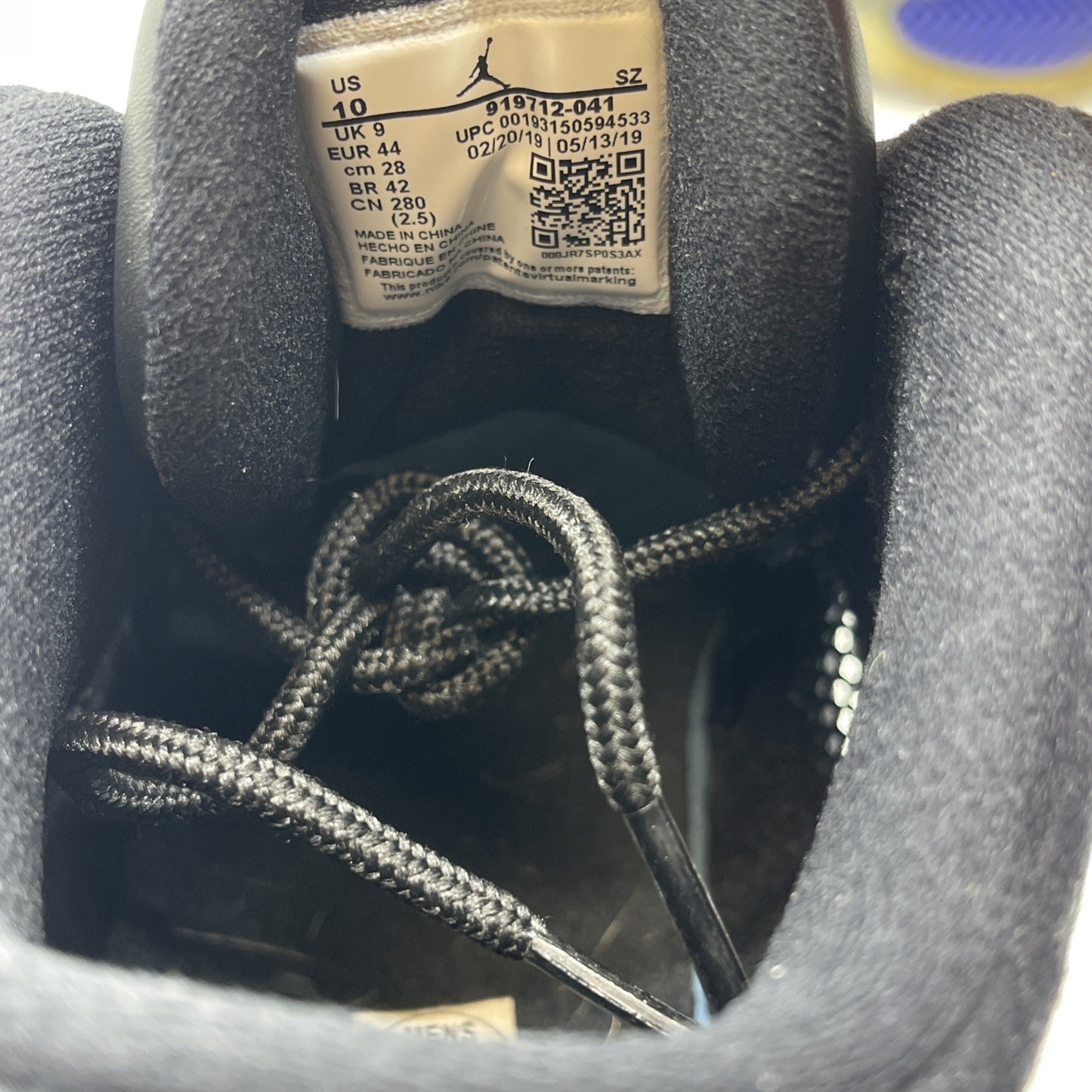 Size 10 - Air Jordan 11 Retro IE Low Space Jam Black Suede Leather (919712-041)