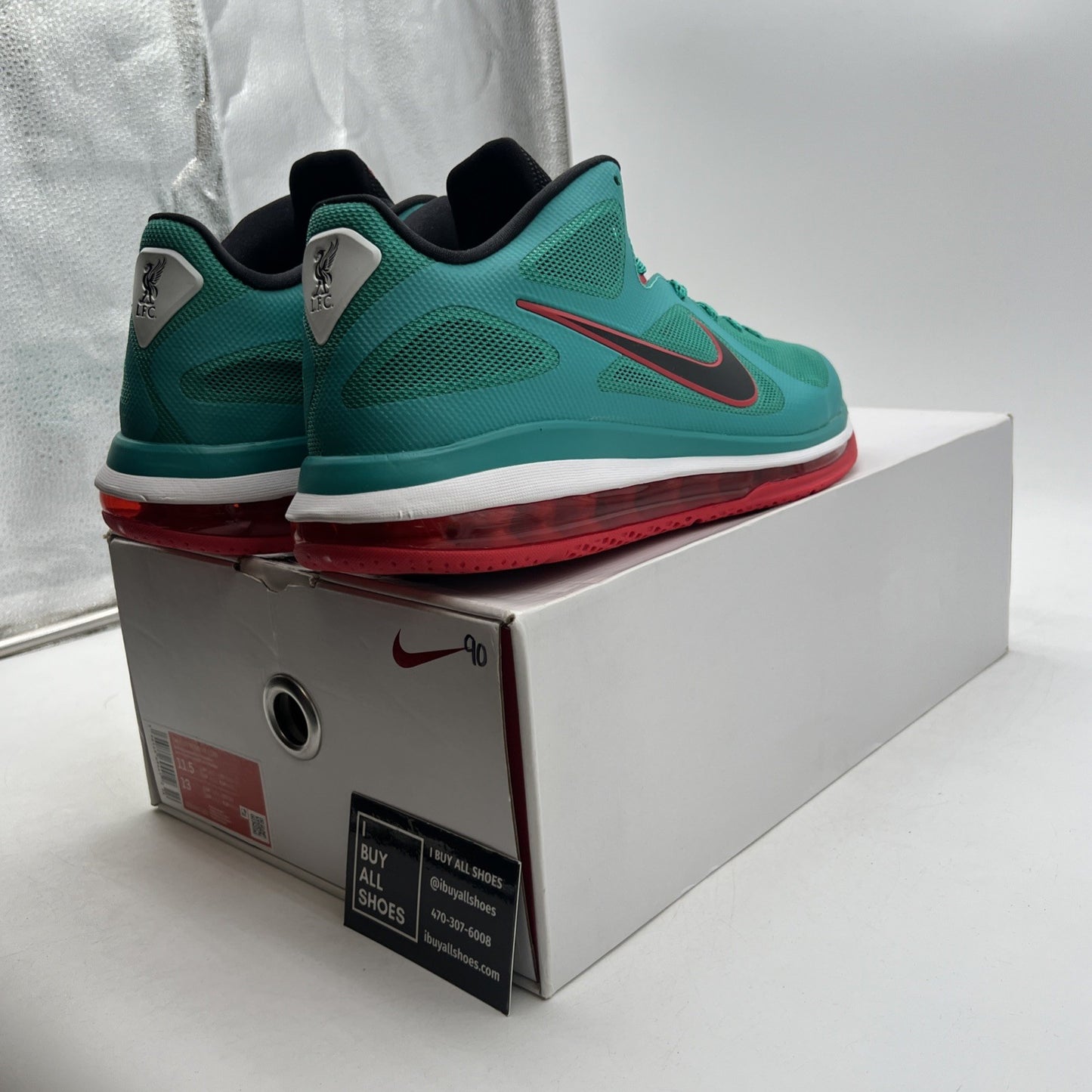 Size 11.5 - Nike LeBron 9 Low Reverse Liverpool (DQ6400-300)