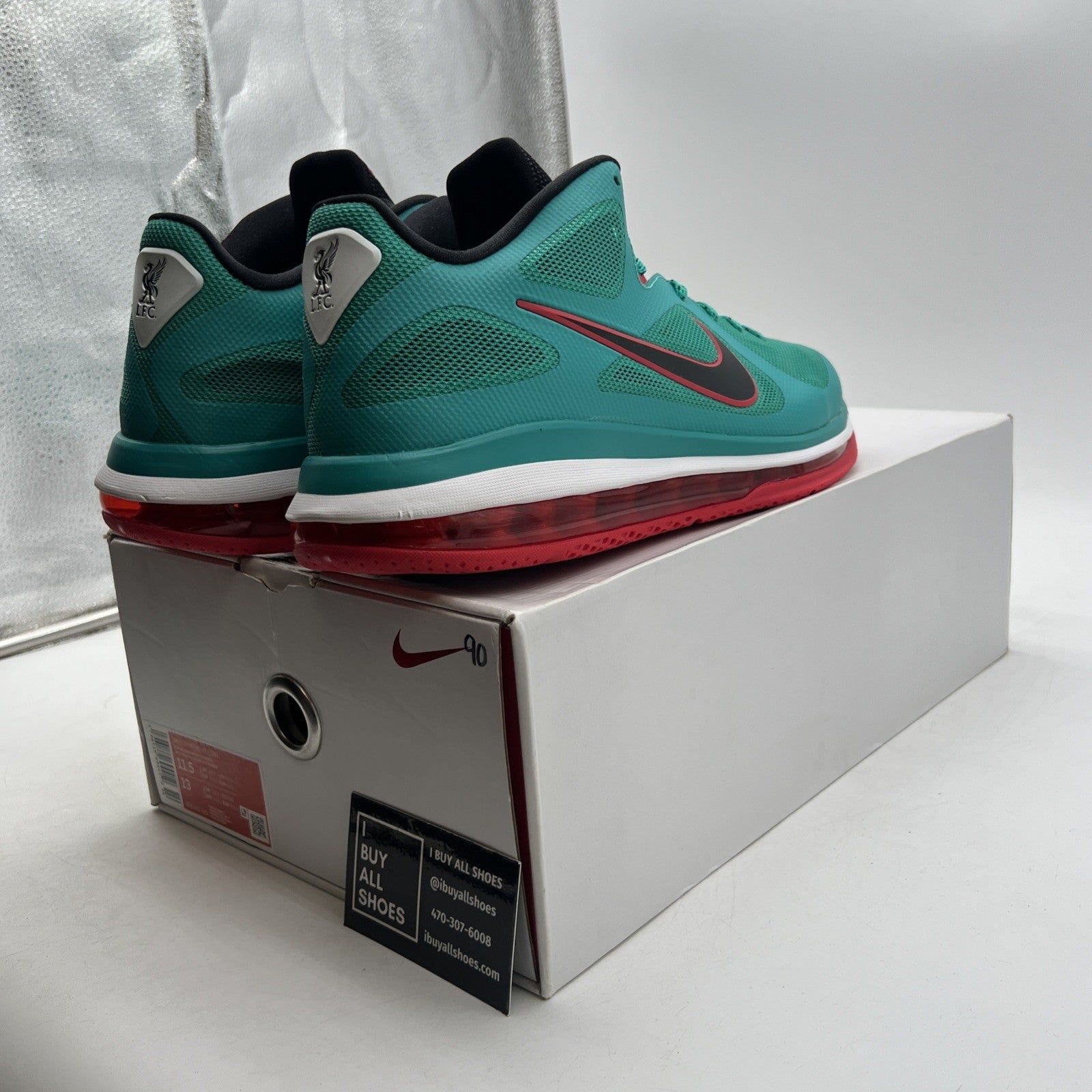 Size 11.5 - Nike LeBron 9 Low Reverse Liverpool (DQ6400-300)