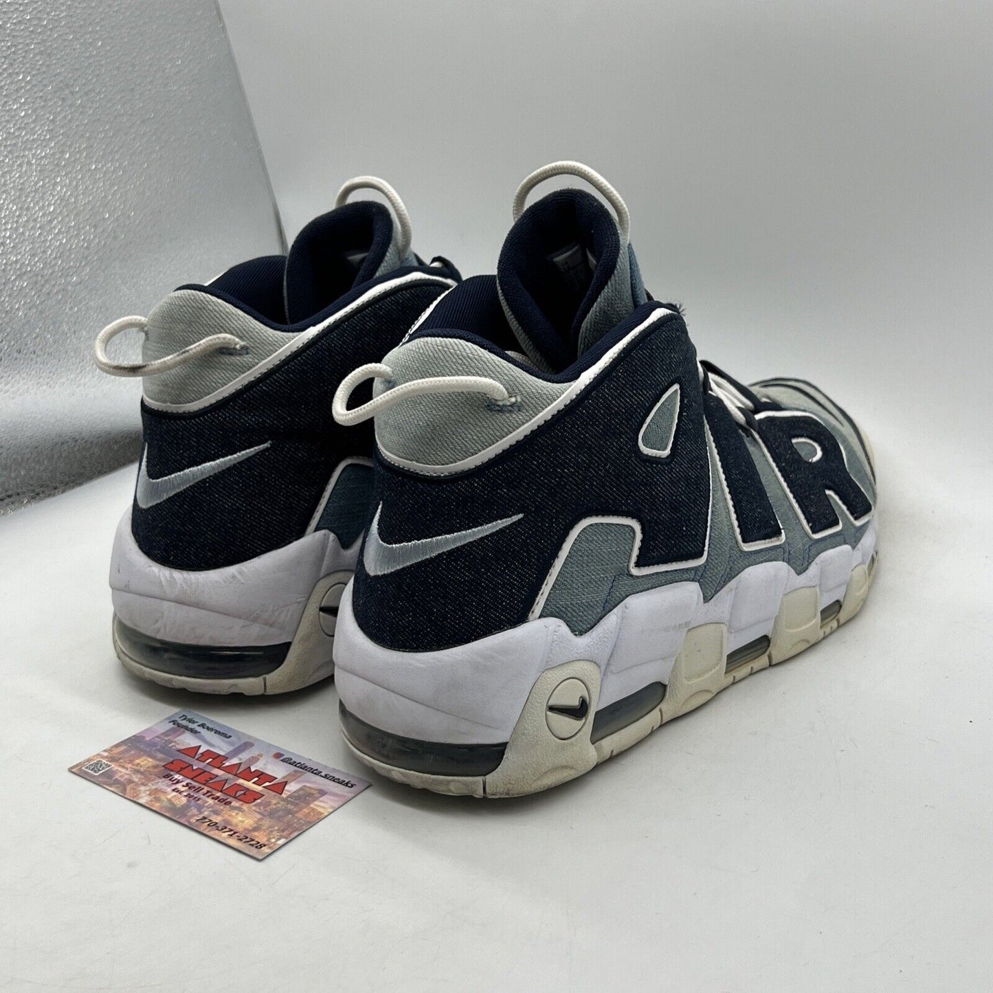 Size 13 - Nike Air More Uptempo 96 Denim White Blue (CJ6125-100)