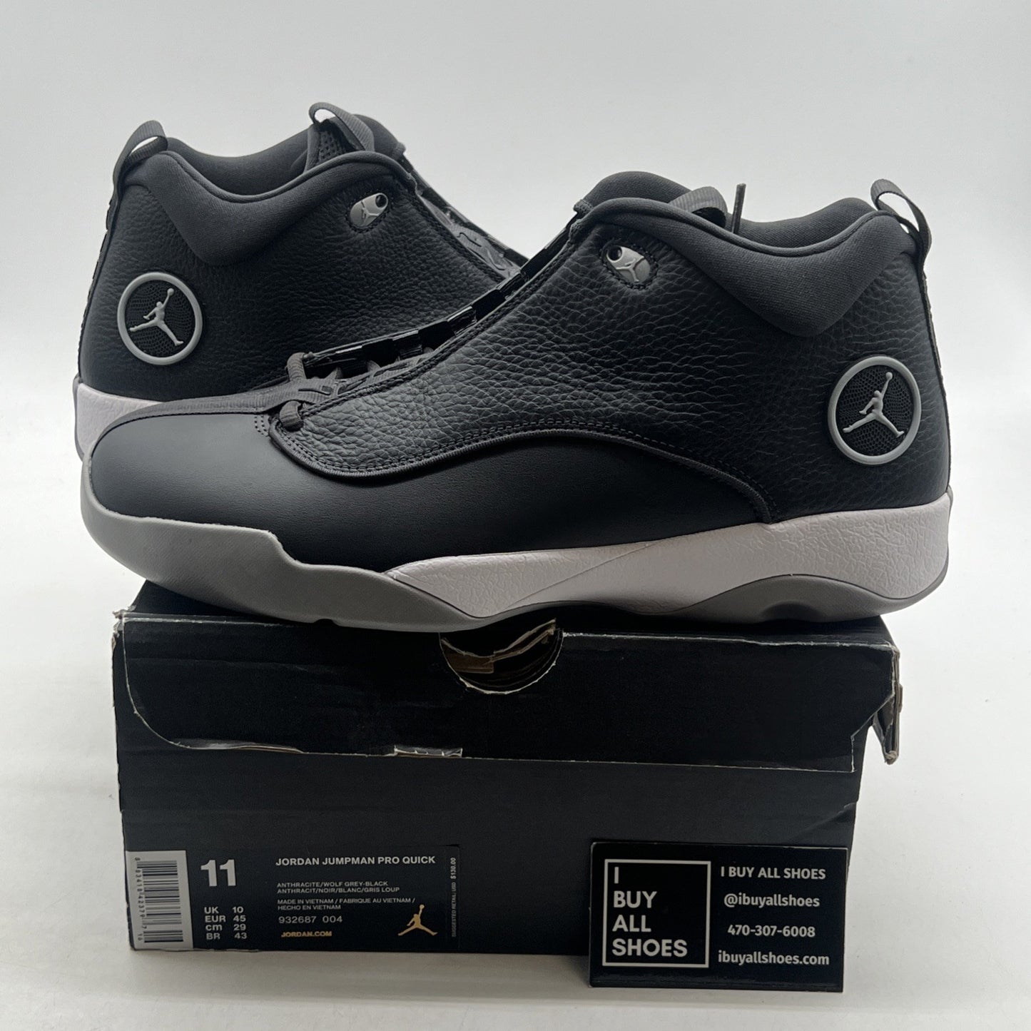 Size 11 - Jordan Jumpman Pro Quick Anthracite (932687-004)