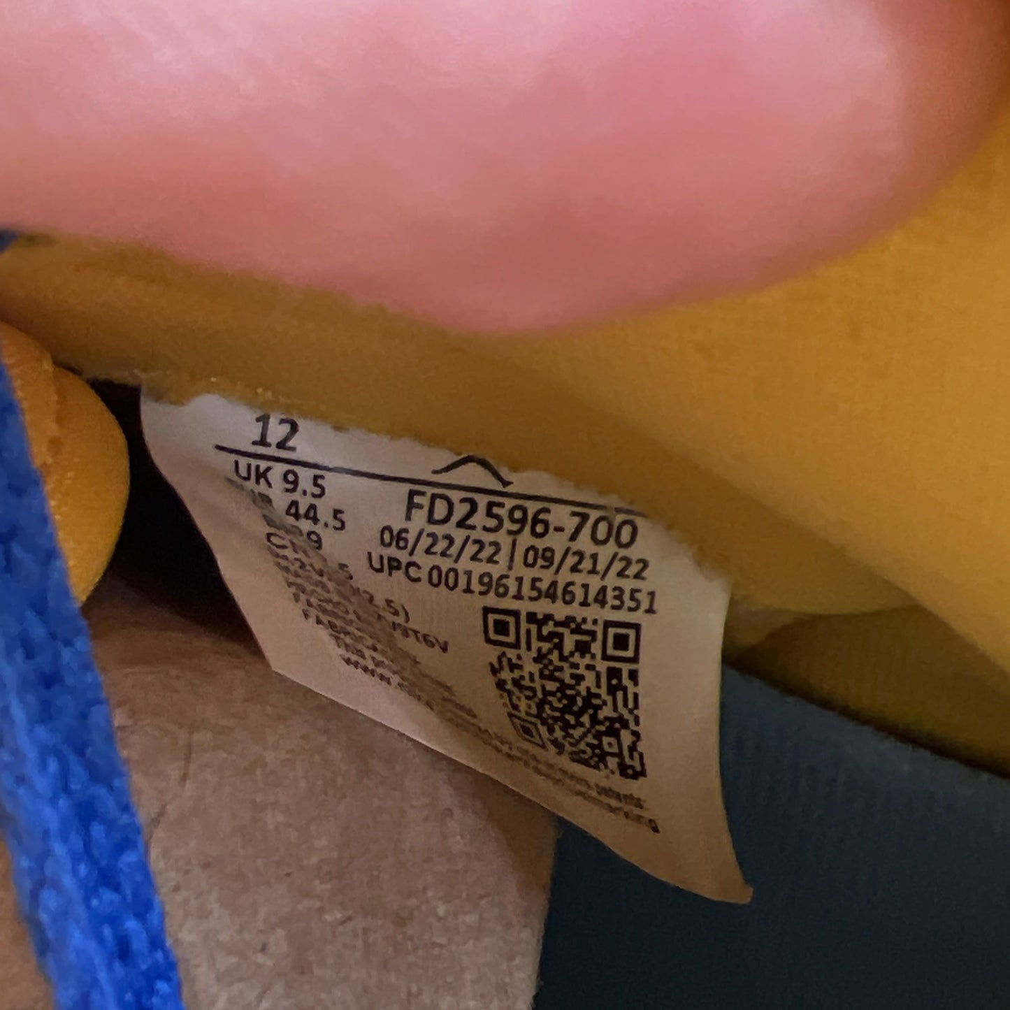 Size 12 - Air Jordan 1 Retro OG High Reverse Laney W (FD2596-700)