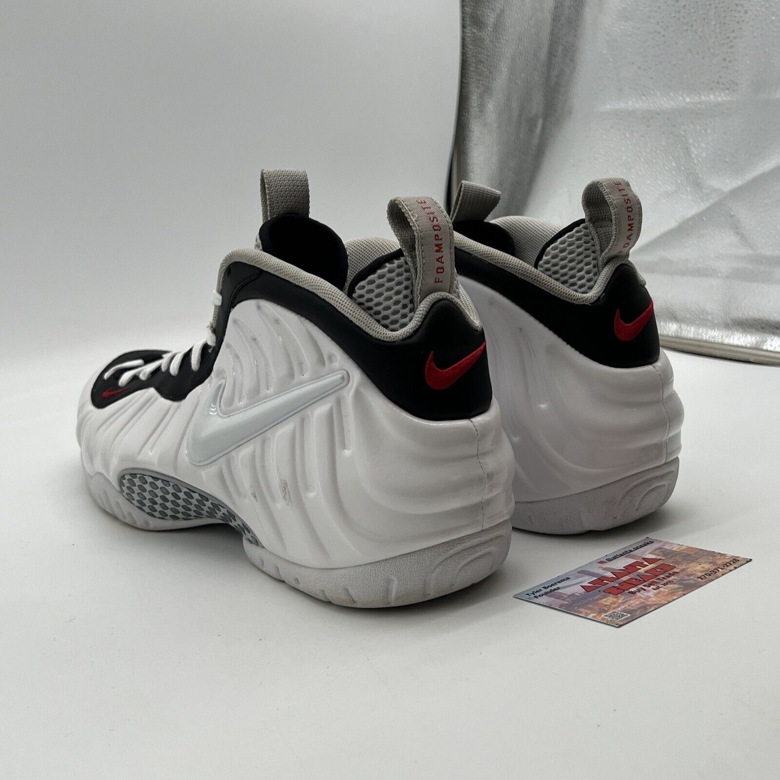 Size 11 - Nike Air Foamposite Pro Chrome White (624041-103)