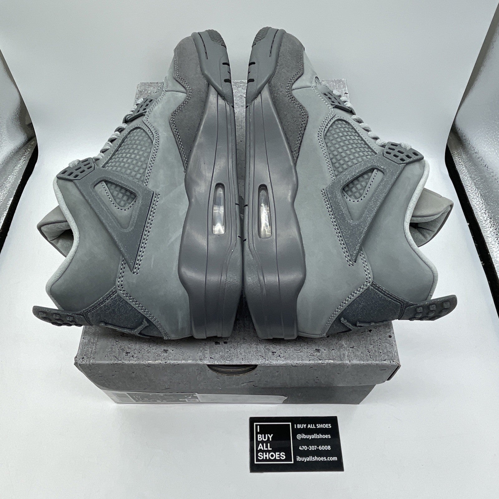 Size 10 - Air Jordan 4 Retro 2024 Paris Olympics Wet Cement (FQ7928-001)