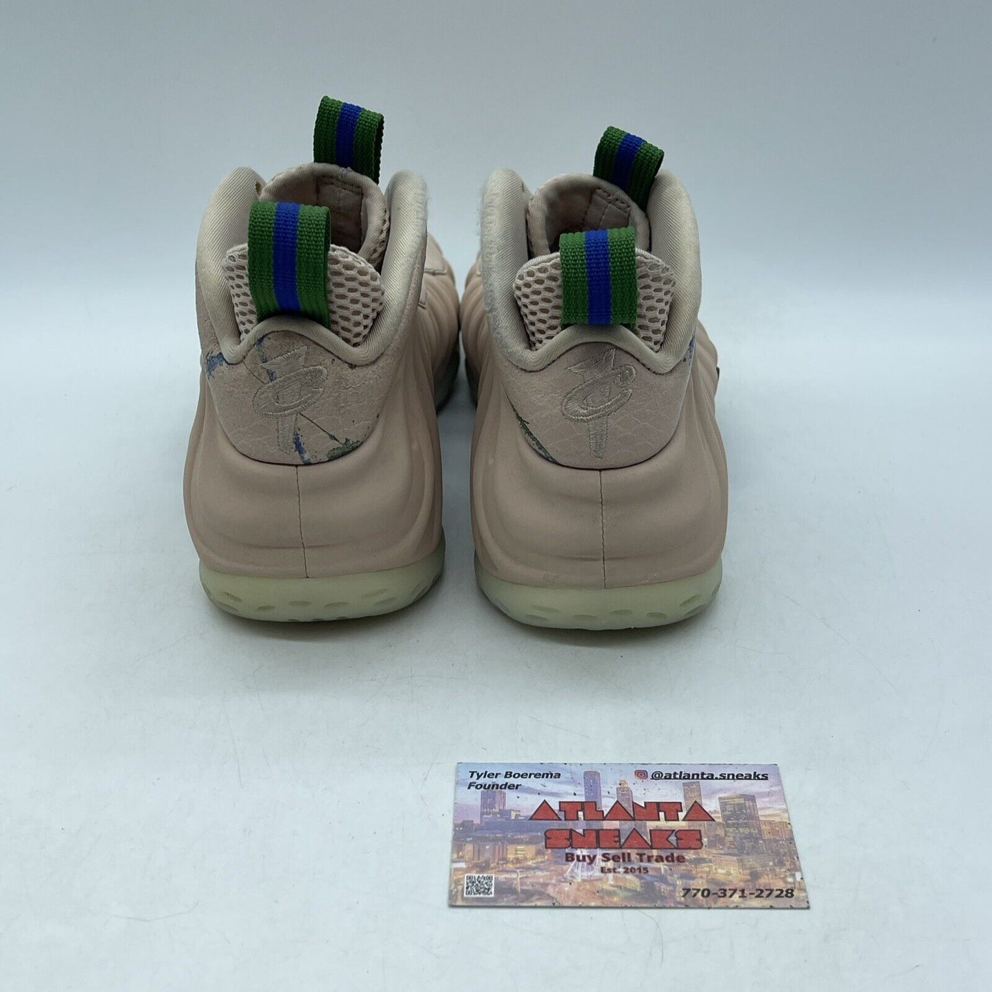 Size 6.5W - Nike Air Foamposite One Particle Beige Green Suede (AA3963-200)