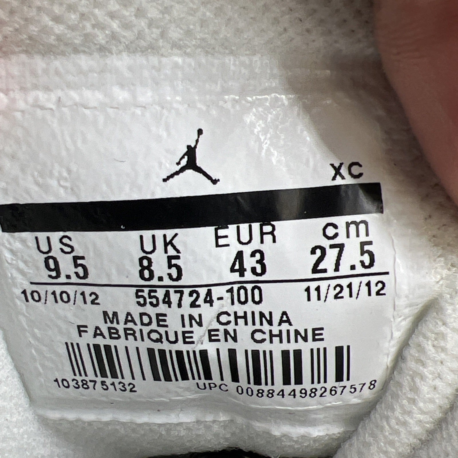 Size 9.5 - Air Jordan 1 2018 Mid Triple White (555724-100)