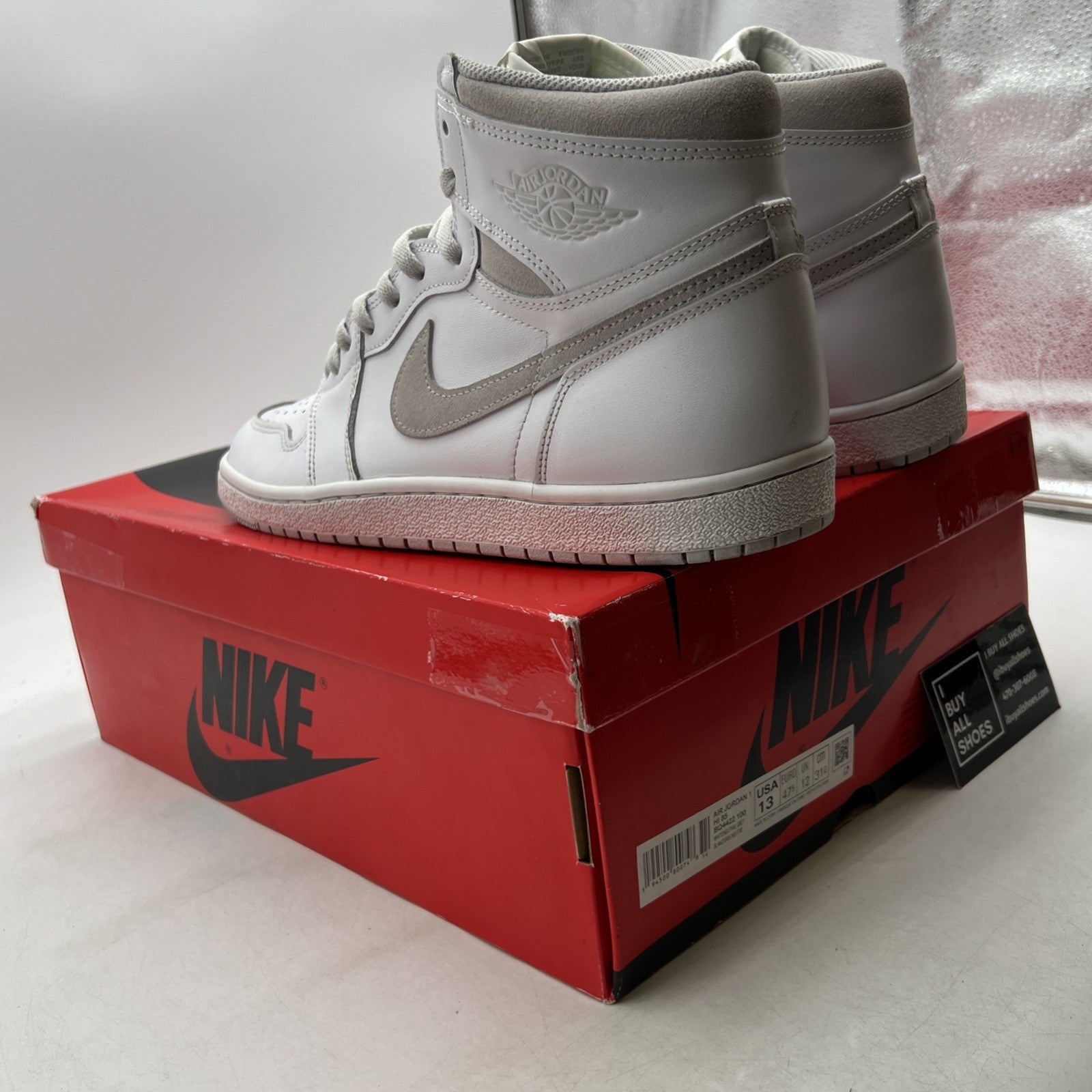 Size 13 - Air Jordan 1 Retro High 85 OG Neutral Gray (BQ4422-100)