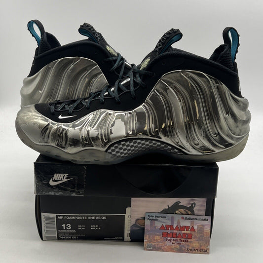 Size 13 - Nike Air Foamposite One QS All-Star - Chromeposite (744306-001)