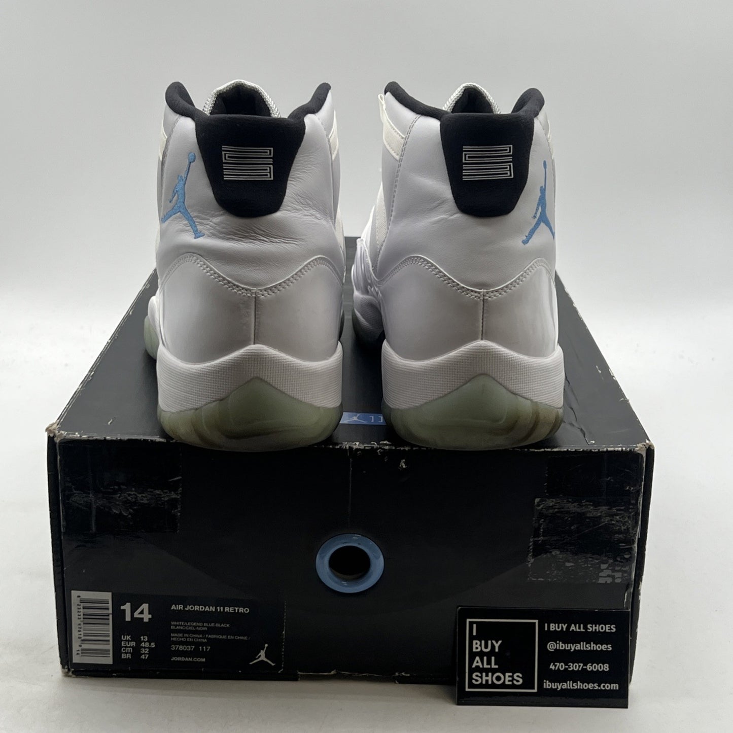 Size 14 - Air Jordan 11 Retro High Legend Blue (378037-117)