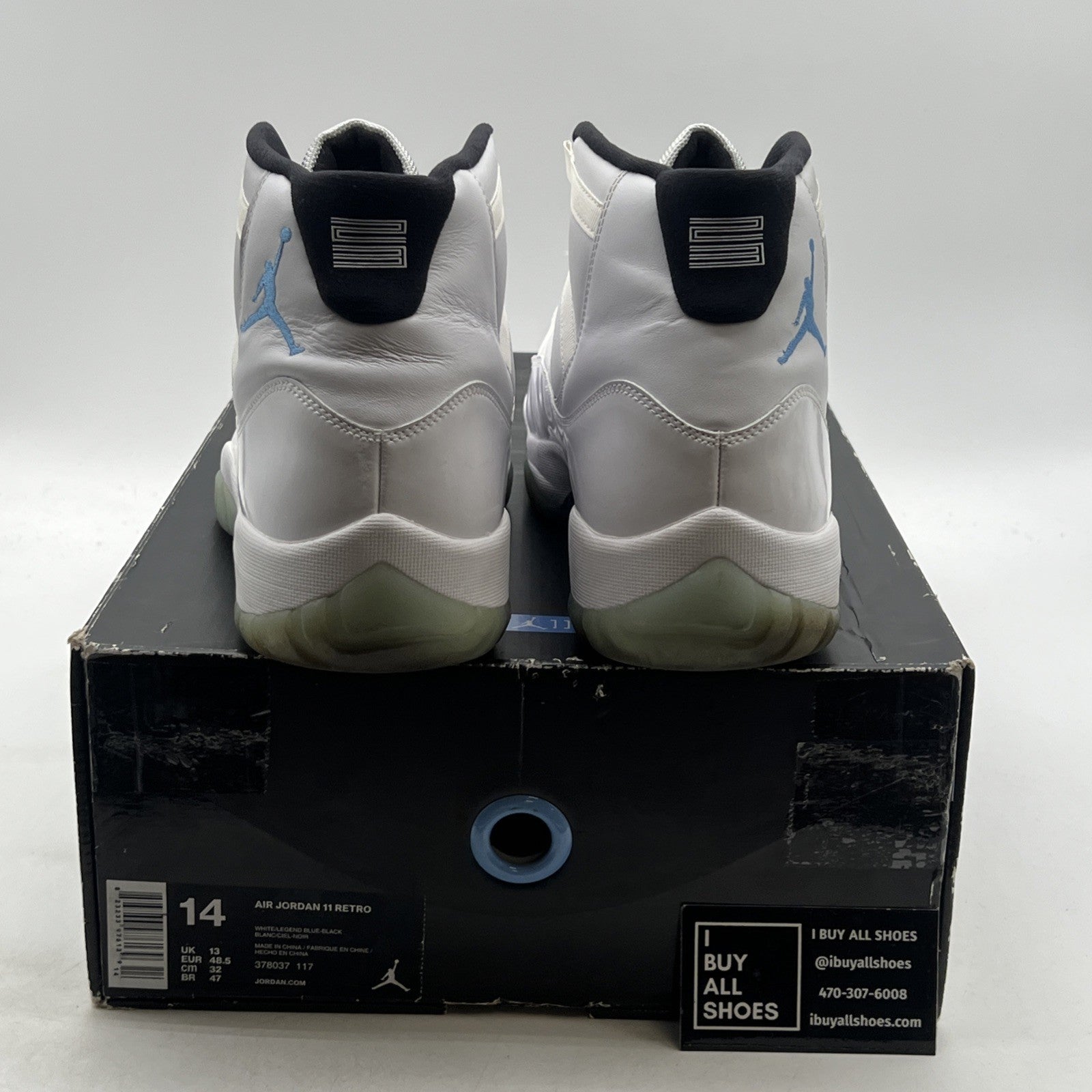Size 14 - Air Jordan 11 Retro High Legend Blue (378037-117)