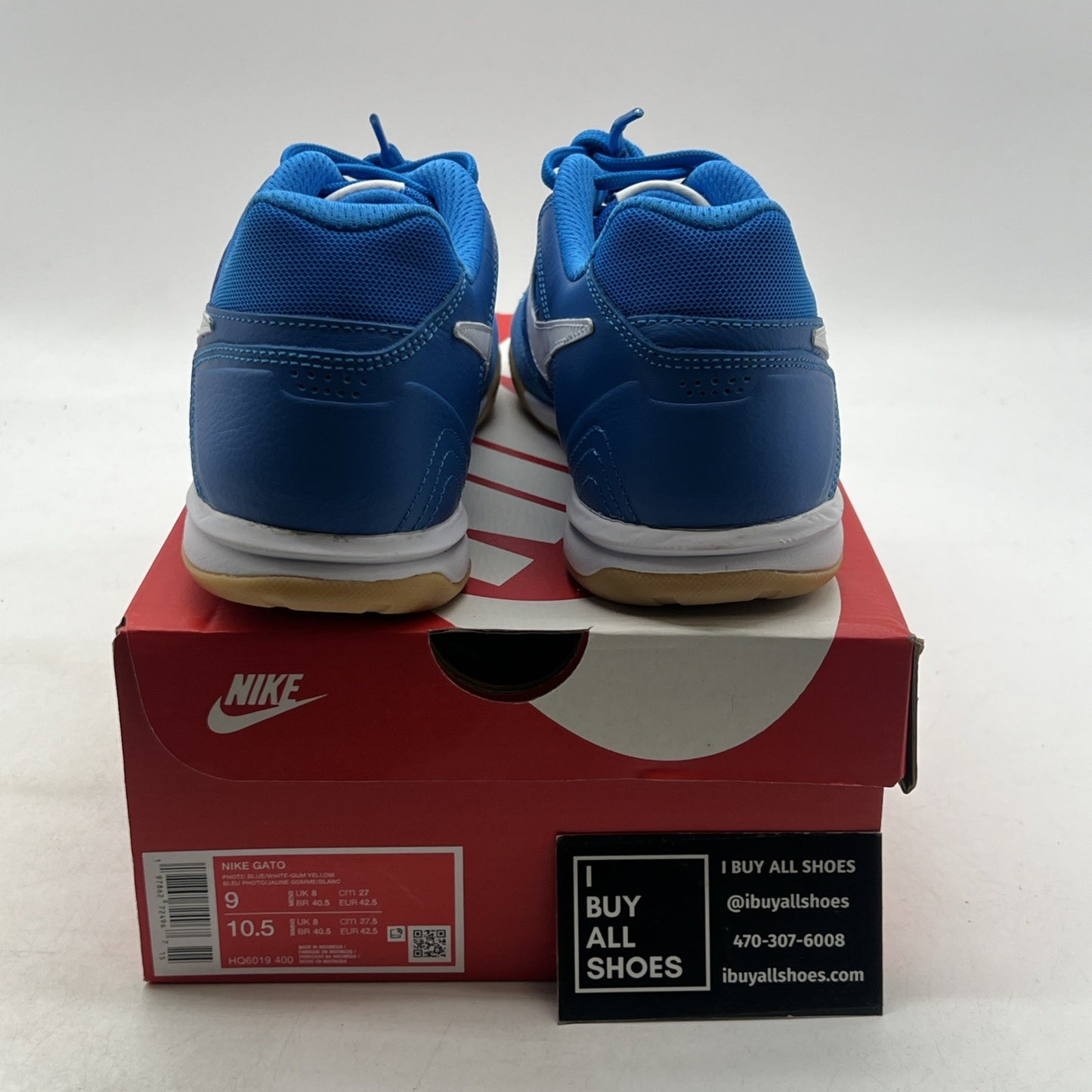 Size 9 - Nike Gato Photo Blue Gum (HQ6019-400)
