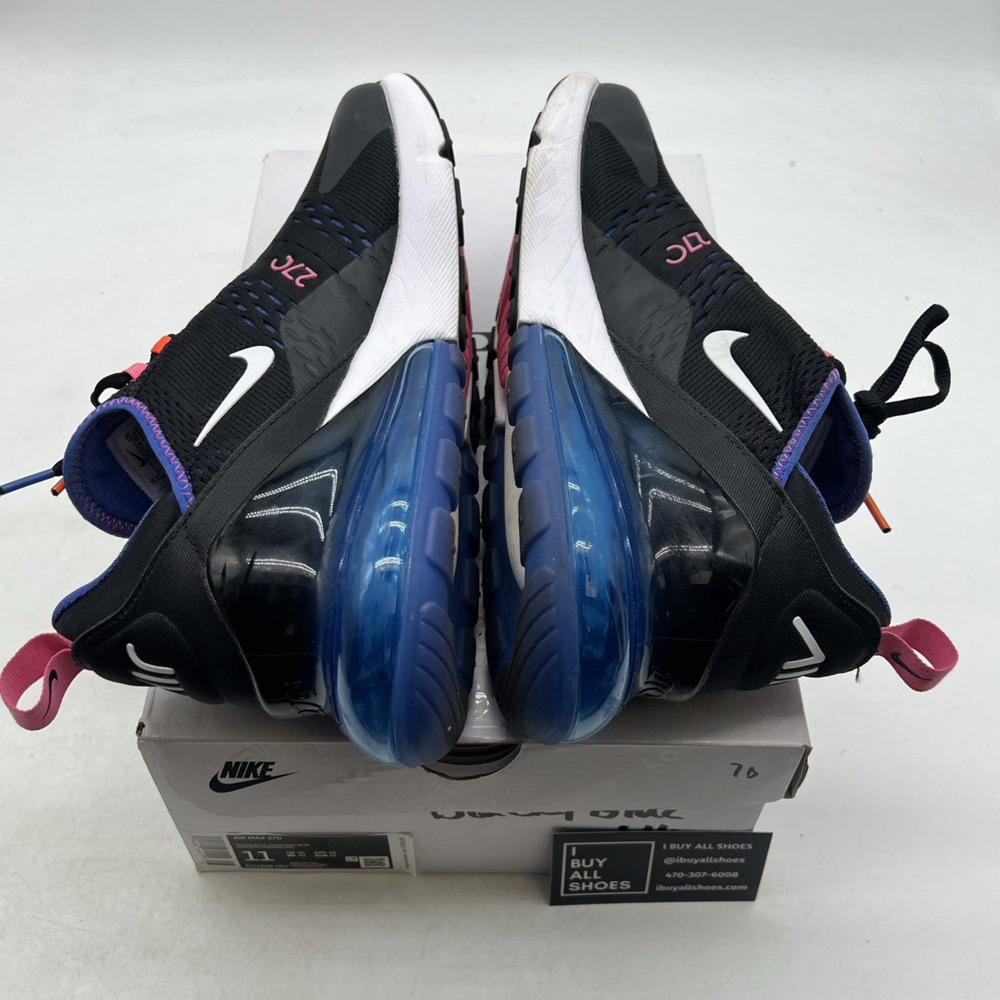Size 11 - Nike Air Max 270 Black Astronomy Blue (DC1858-001)
