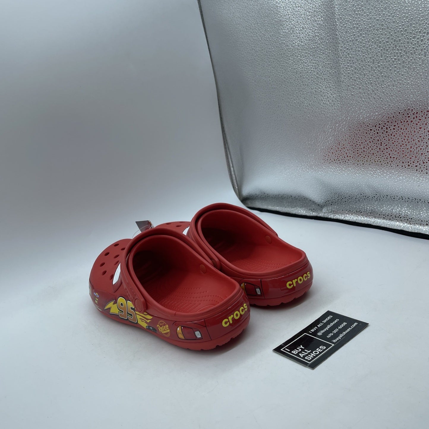 Size 9 - Crocs Classic Clog Lightning McQueen 2021 Rubber Red (205759-610)