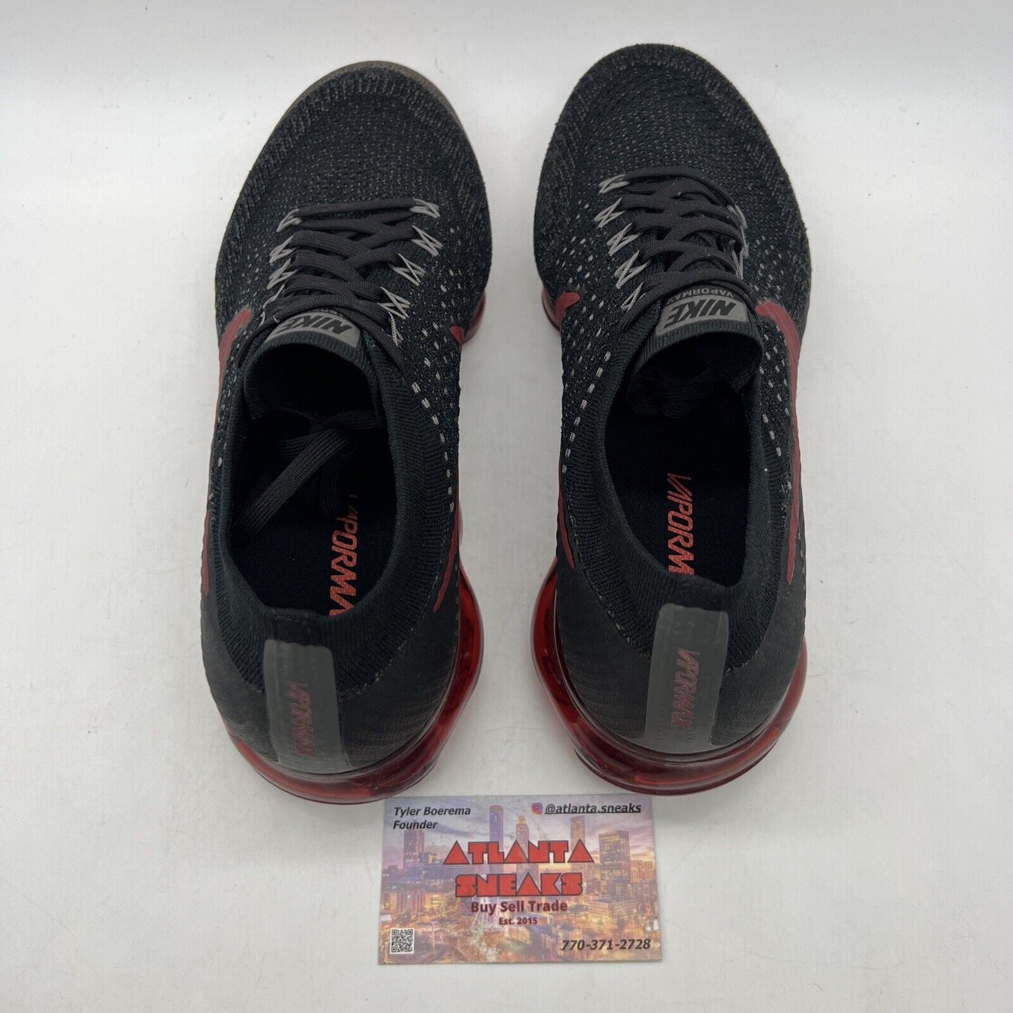 Size 11 - Nike Air VaporMax Bred Black Red (849558-013)