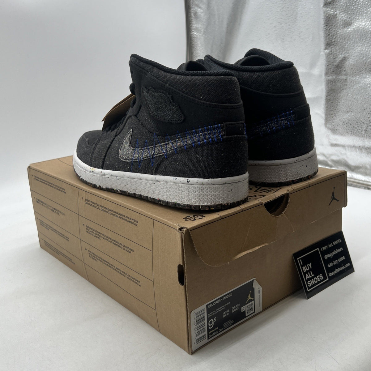 Size 9.5 - Air Jordan 1 Mid Crater (DM3529-001)