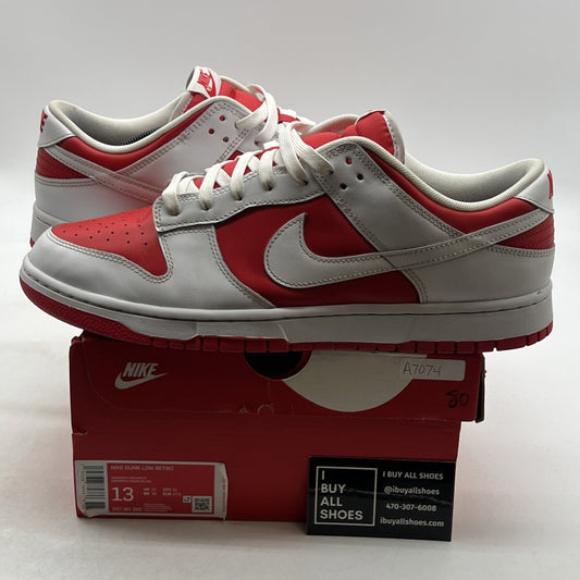 Size 13 - Nike Dunk Low Championship Red (DD1391-600)