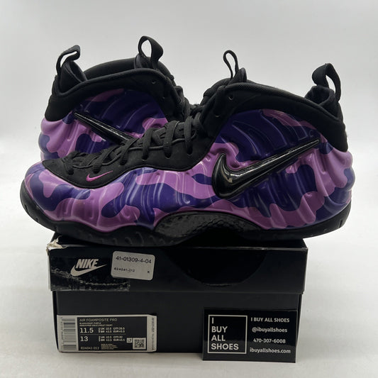 Size 11.5 - Nike Air Foamposite Pro Purple Camo (624041-012)