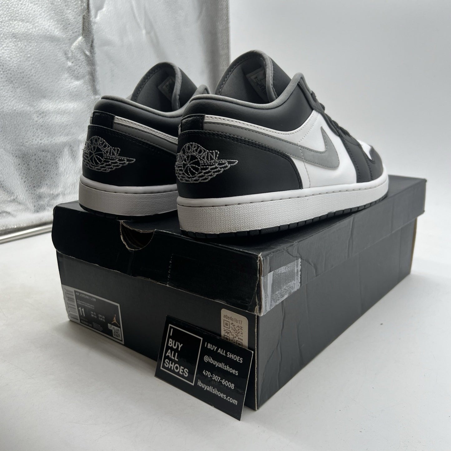 Size 11 - Air Jordan 1 Low Shadow Toe (553558-040)