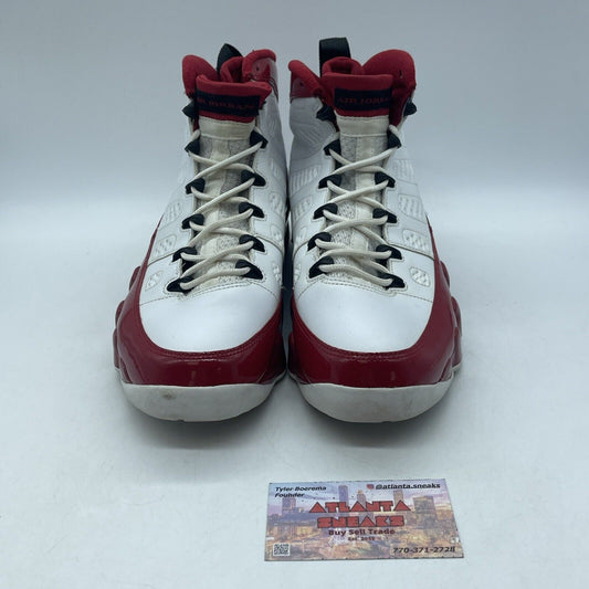 Size 10 - Air Jordan 9 Retro Gym Red White Leather (302370-160)