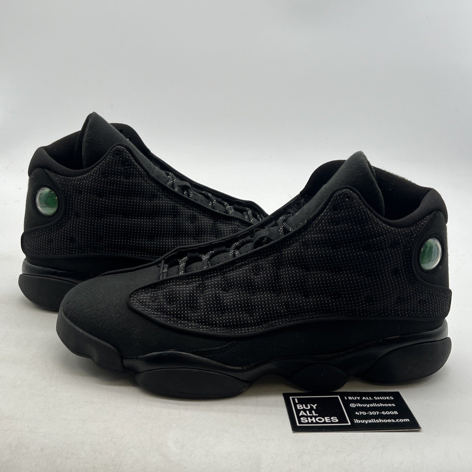 Size 12 - Air Jordan 13 Retro Black Cat (414571-011)