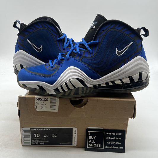 Size 10 - Nike Air Penny 5 Memphis Tigers (537331-401)