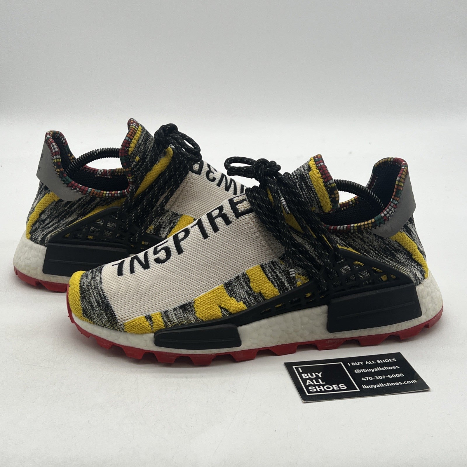 Size 10 - adidas Pharrell x NMD Human Race Trail Solar Pack (BB9527)