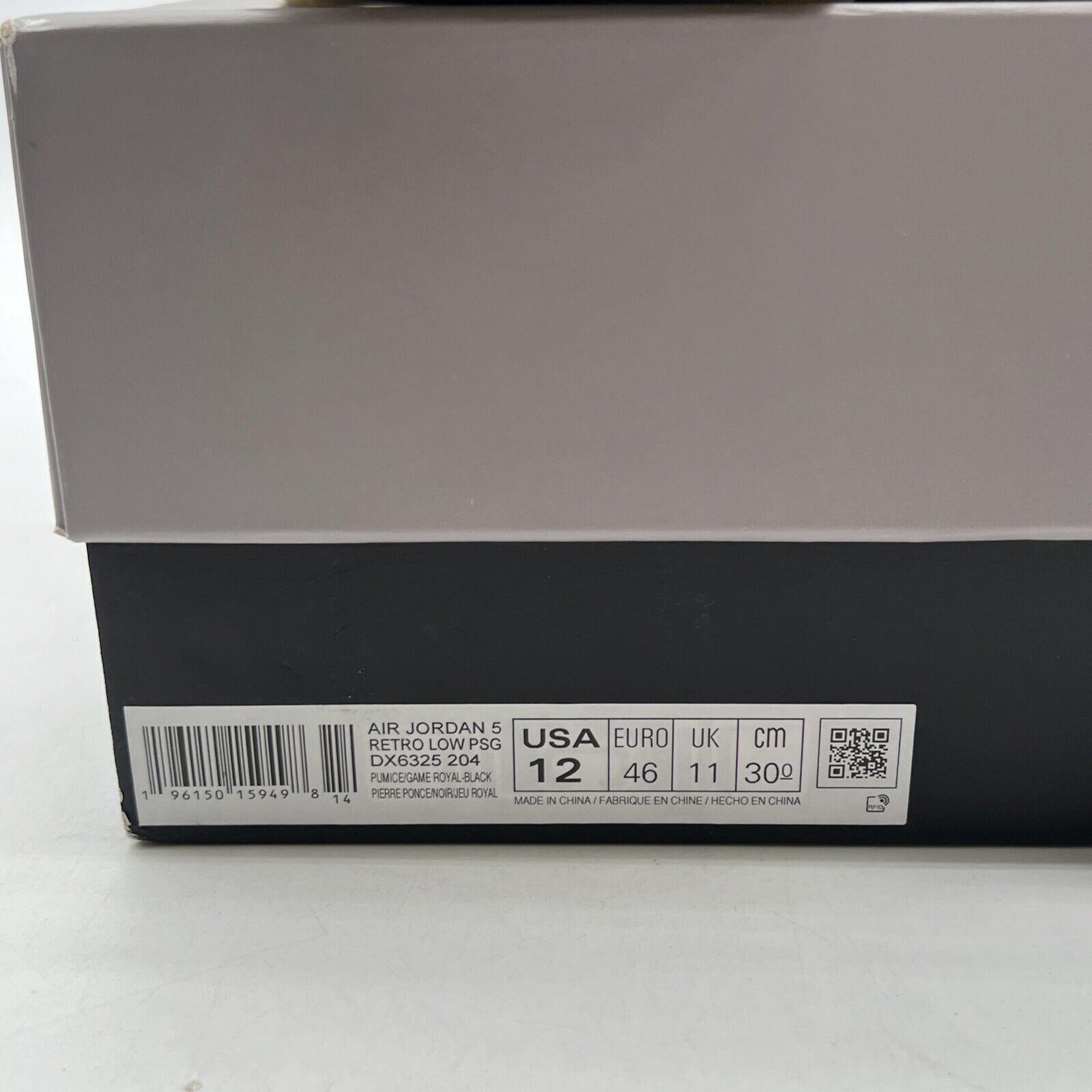 Size 12 - Paris Saint-Germain x Air Jordan 5 Retro Low Paname (DX6325-204)