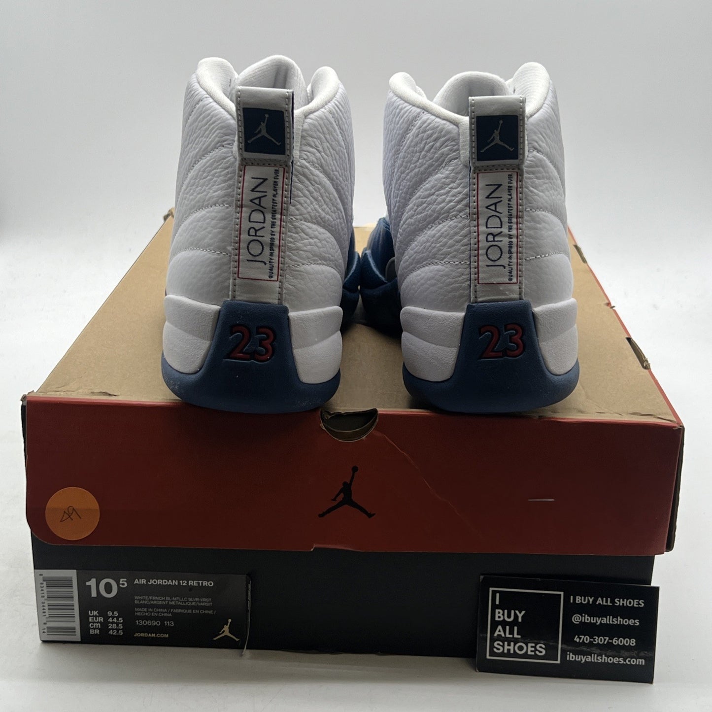 Size 10.5 - Air Jordan 12 Retro French Blue 2016 (130690-113)
