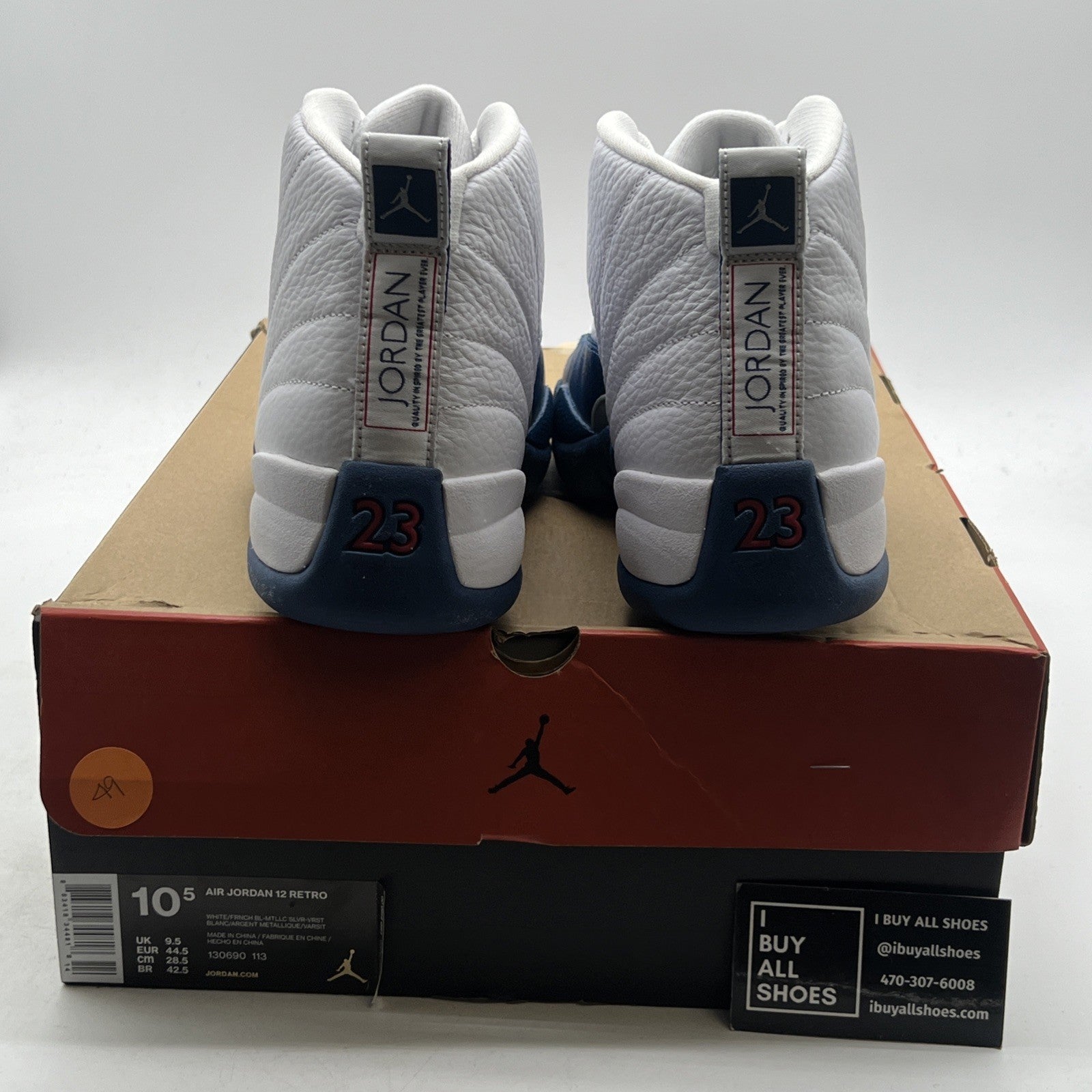 Size 10.5 - Air Jordan 12 Retro French Blue 2016 (130690-113)
