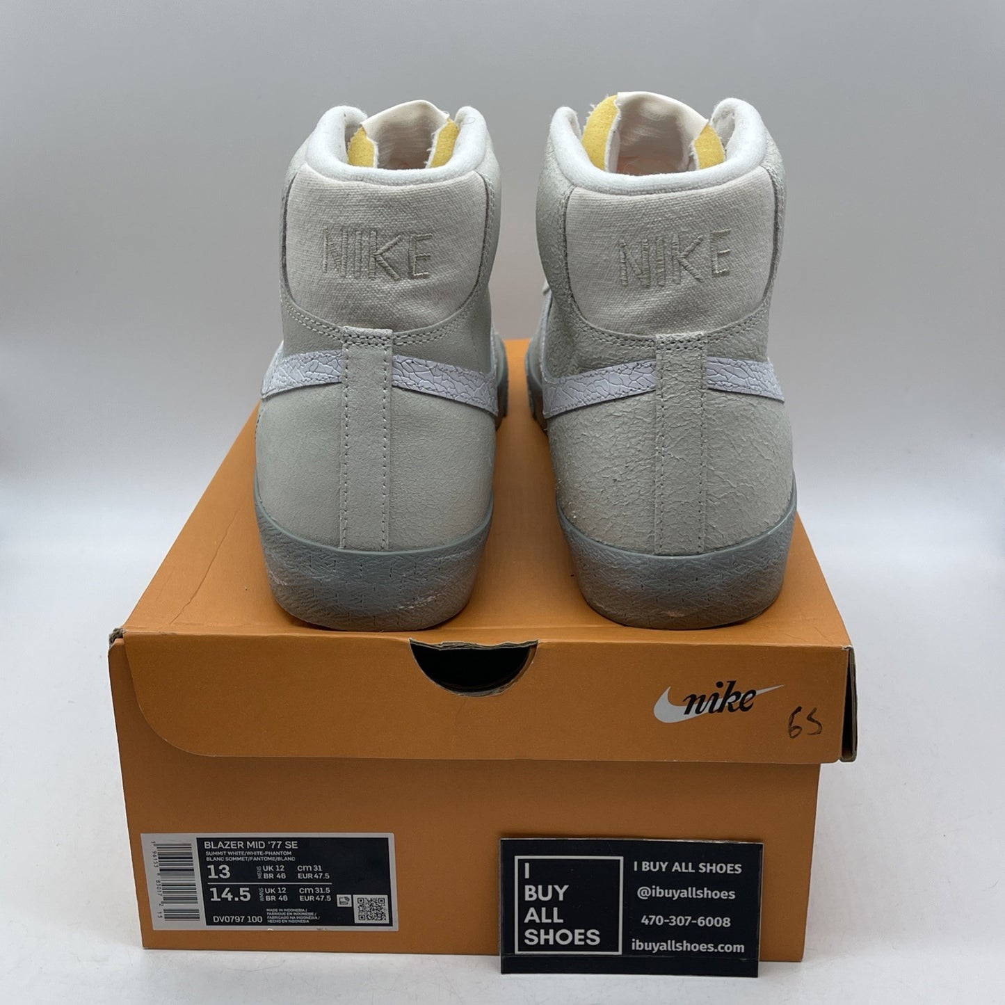 Size 13 - Nike Blazer '77 EMB Mid All-Star - Salt Flats (DV0797-100)
