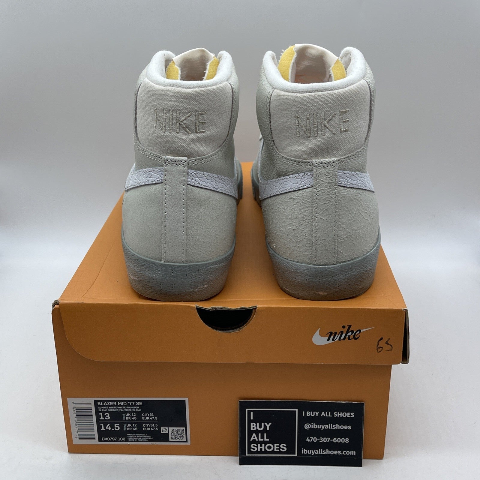 Size 13 - Nike Blazer '77 EMB Mid All-Star - Salt Flats (DV0797-100)