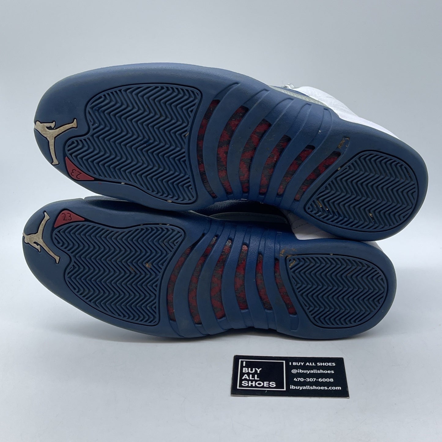 Size 11 - Jordan 12 Retro French Blue 2016 Red White Leather (130690-113)