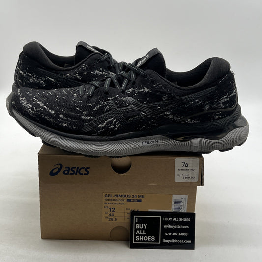 Size 12 - ASICS GEL-NIMBUS™ 24 MK Running Shoes in Black/Black (1011B360-002)