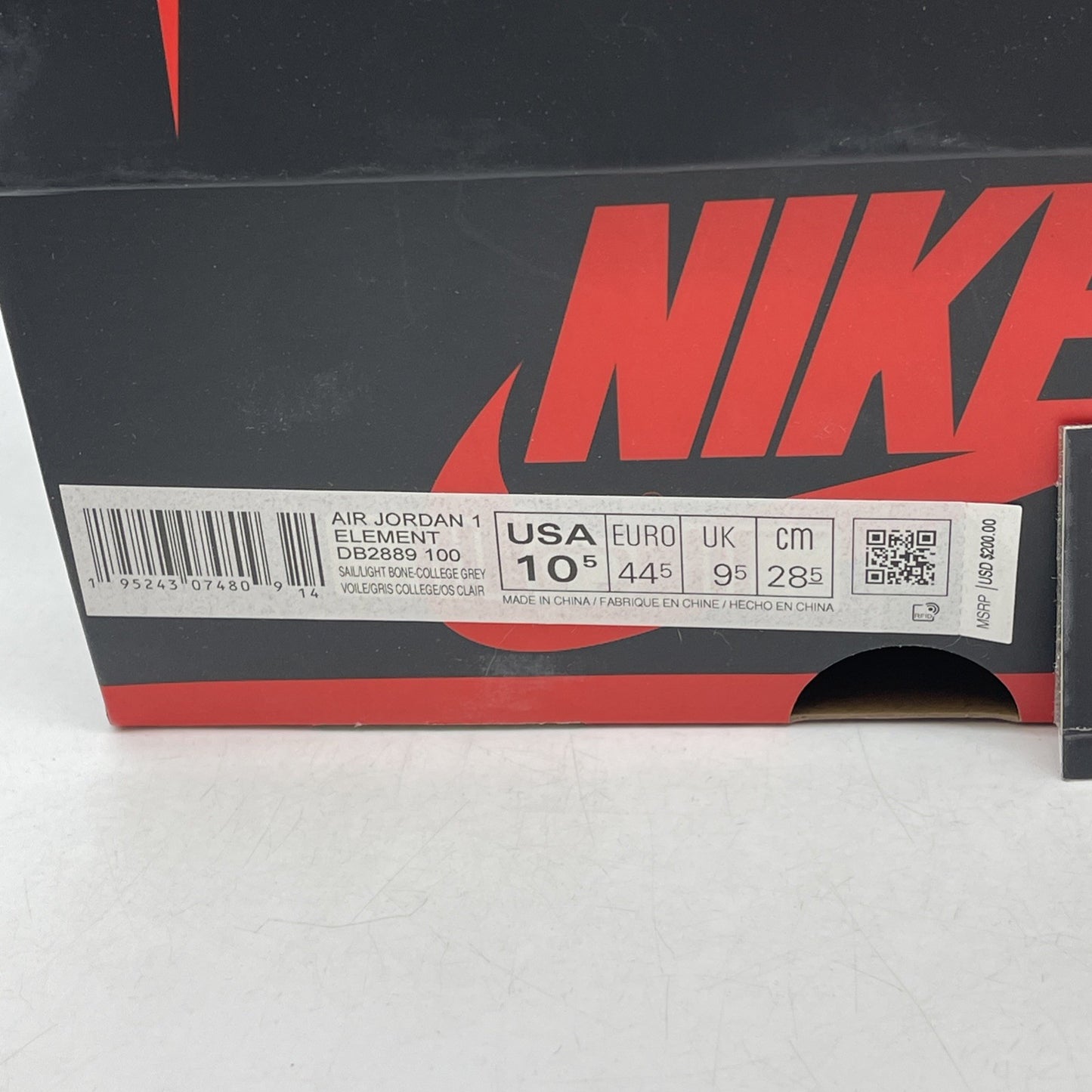 Size 10.5 - Air Jordan 1 Element GORE-TEX High Light Bone (DB2889-100)
