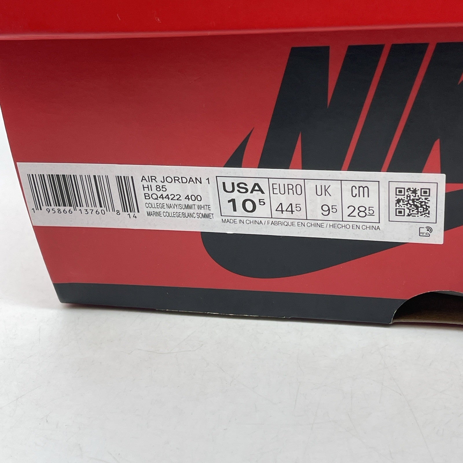 Size 10.5 - Air Jordan 1 Retro '85 High Georgetown (BQ4422-400)
