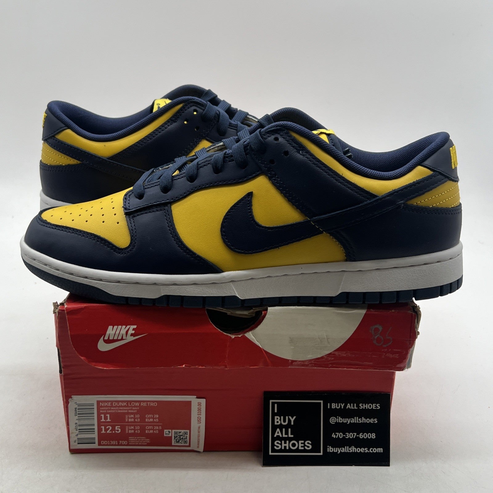 Size 11 - Nike Dunk Low Michigan 2021 (DD1391-700)