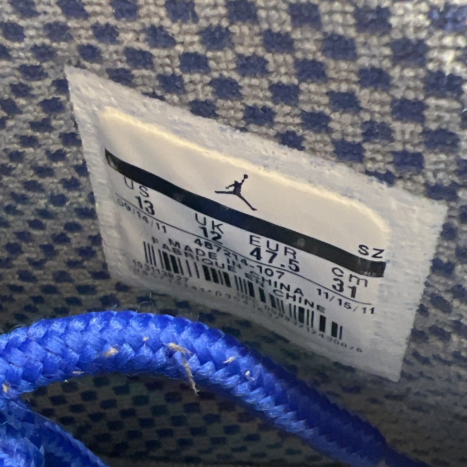 Size 13 - Air Jordan 10 Retro TXT Old Royal (487214-107)