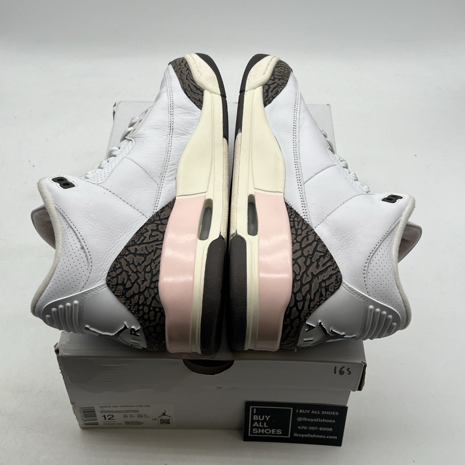 Size 12W - Air Jordan 3 Retro Neapolitan White Brown Pink (CK9246-102)