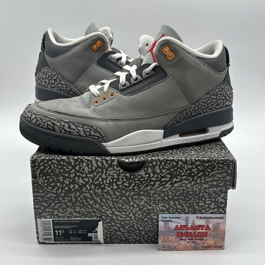 Nike Jordan 3 Retro 'Cool Grey' 2021 Cool Grey ct8532-012 Fashion Shoes Suede OG