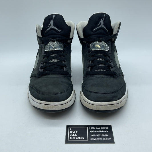 Size 9.5 - Jordan 5 Retro Mid Oreo Black White Suede (CT4838-011)
