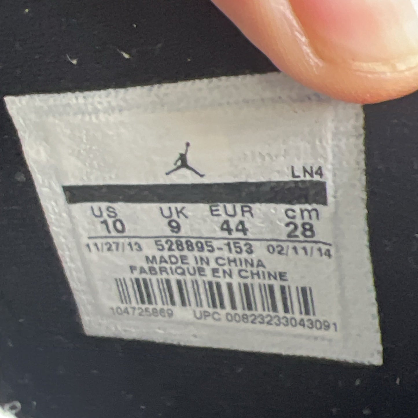 Size 10 - Air Jordan 11 Retro Low Concord (528895-153)