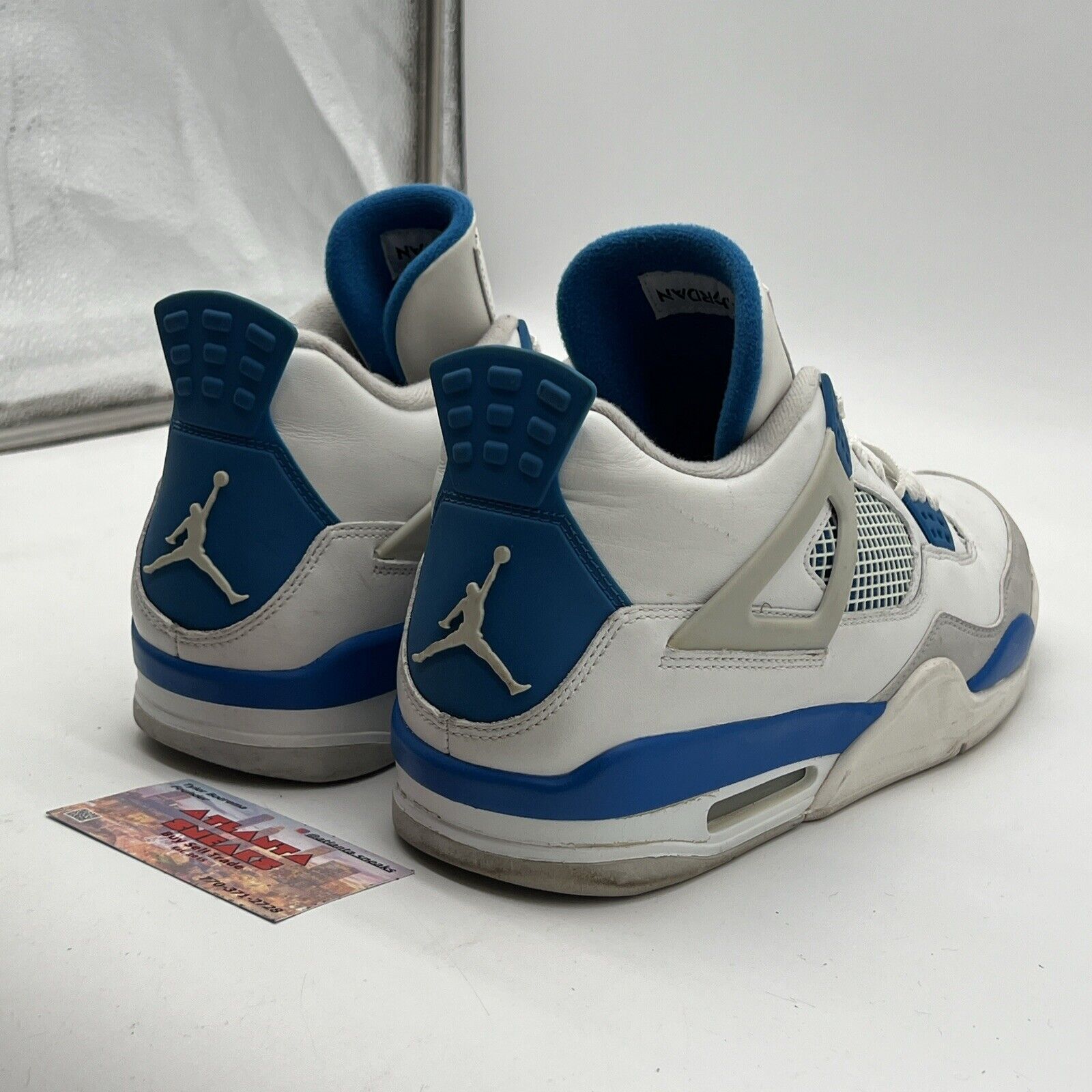 Size 12 - Air Jordan 4 Retro Military Blue 2012 (308497-105)