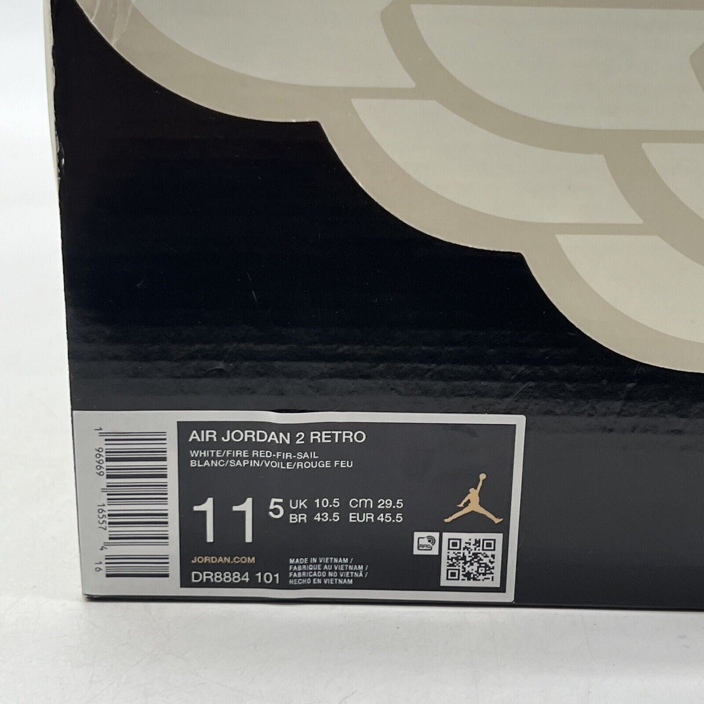 Size 11.5 - Air Jordan 2 Retro Origins (DR884-101)