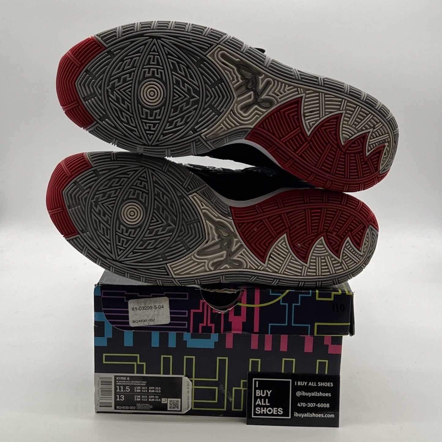 Size 11.5 - Nike Kyrie 6 Bred - (BQ4630-002)