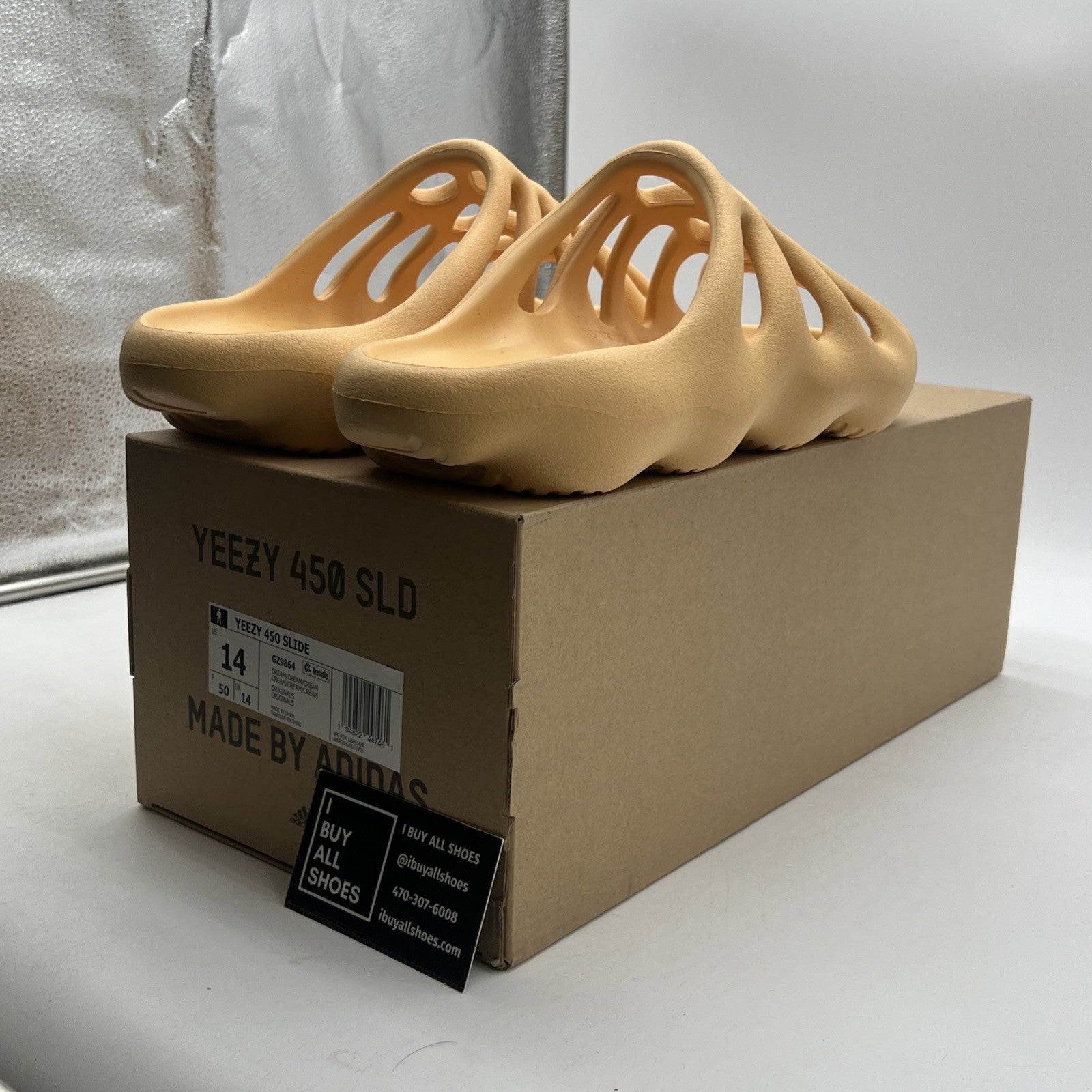 Size 14 - adidas Yeezy 450 SLD Slide Cream (GZ9864)