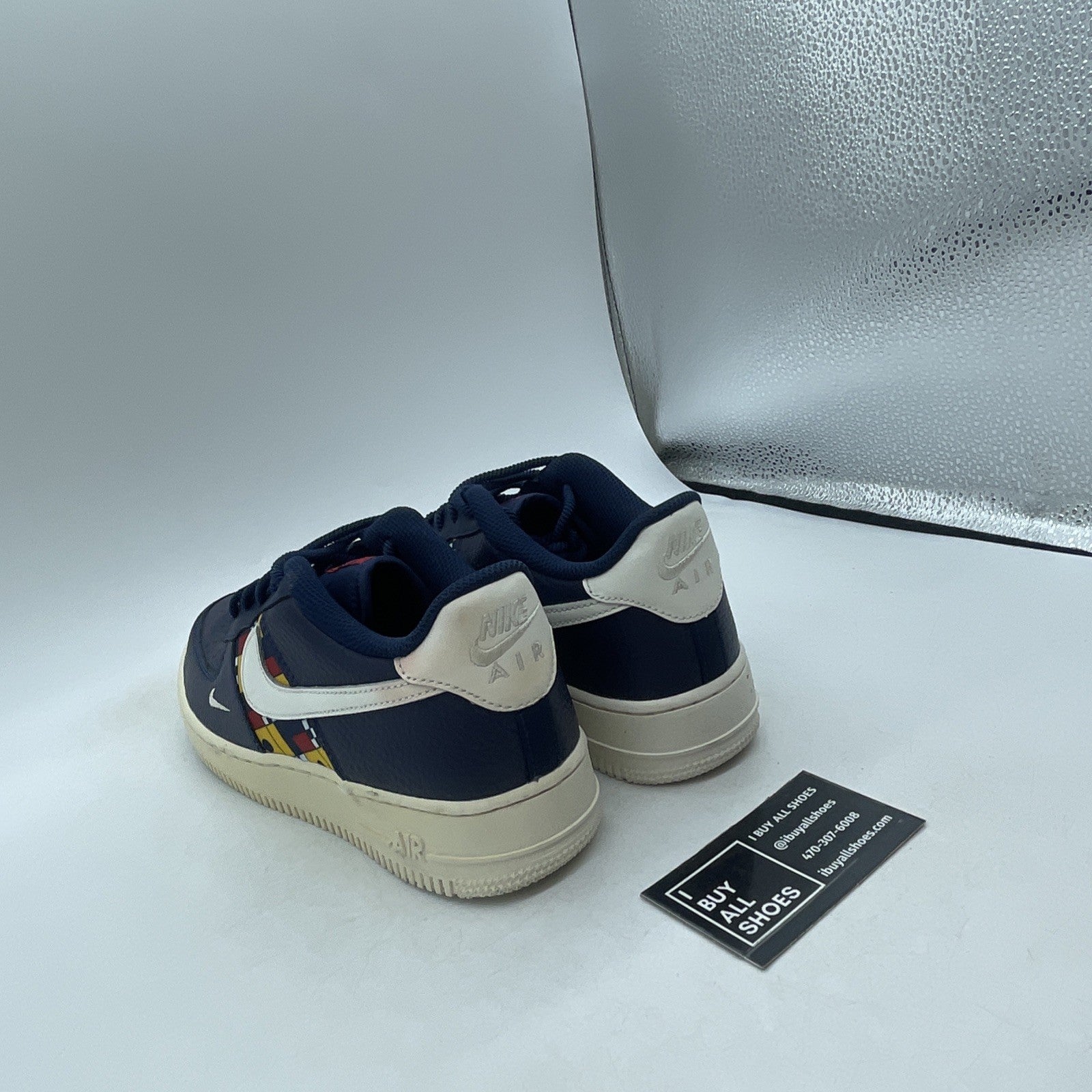 Size 6.5Y (GS) - Nike Air Force 1 '07 LV8 Low Nautical (AR5583-400)