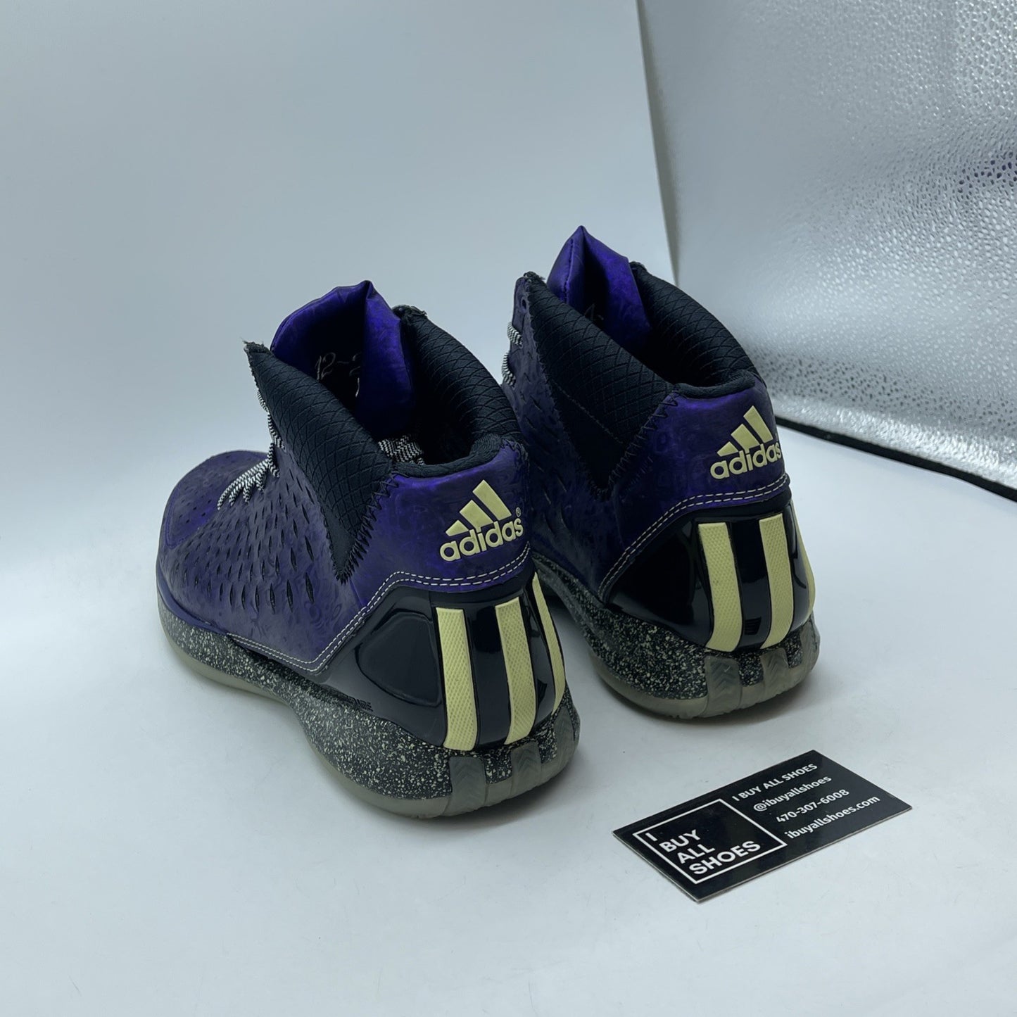 Size 13 - adidas D Rose 3 Night Before Christmas Black Purple (G59648)