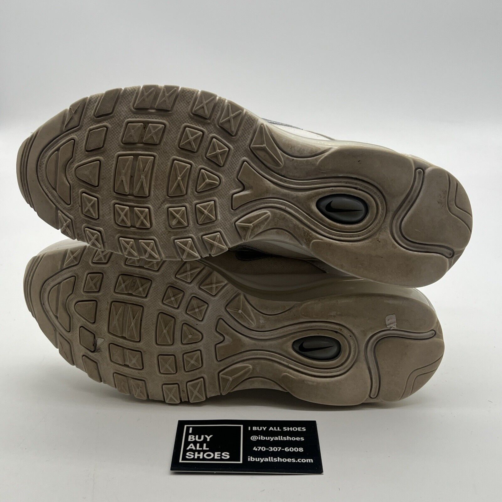 Size 8 - Nike Air Max 97 Triple White Wolf Gray (921826-101)